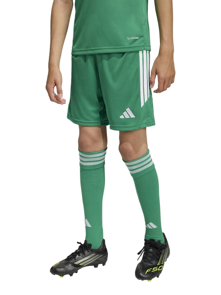 adidas Kids' Tiro26 League Football Shorts, Team Green/White, Team Green/White