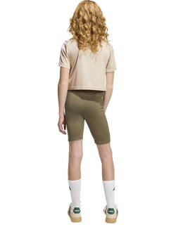 adidas Kids' Train Essentials 3-Stripes T-Shirt and Shorts Set, Crystal Linen/White - view 2, Crystal Linen/White