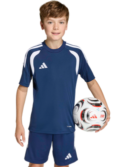 adidas Kids' Tiro26 League T-Shirt, Team Navy Blue/White, Team Navy Blue/White