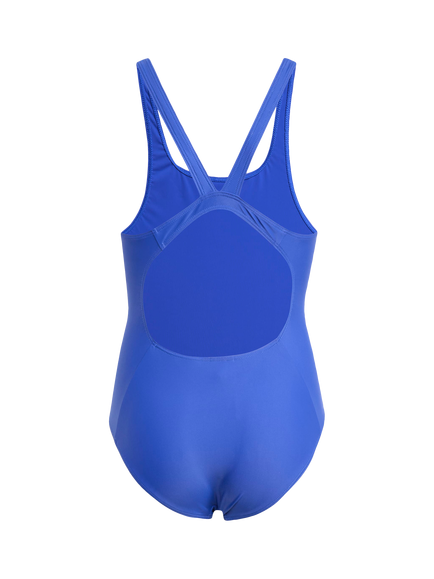 adida Kids' Infinitex V-Back Swimsuit, Semi Lucid Blue - view 2, Semi Lucid Blue