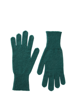 Benetton Knit Gloves, Green