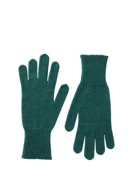 Benetton Knit Gloves, Green