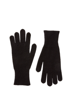 Benetton Knit Gloves, Black