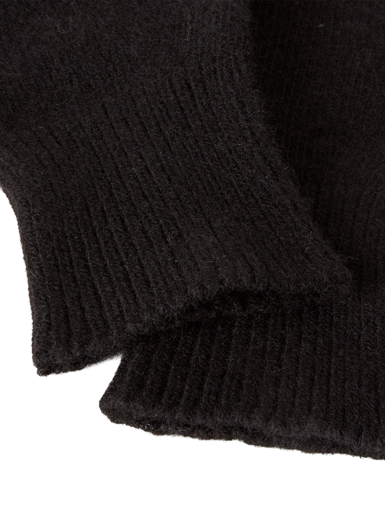 Product image 3 of 3, which shows Benetton Knit Gloves, Black, One Size
