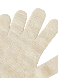 Benetton Knit Gloves - view 2, White