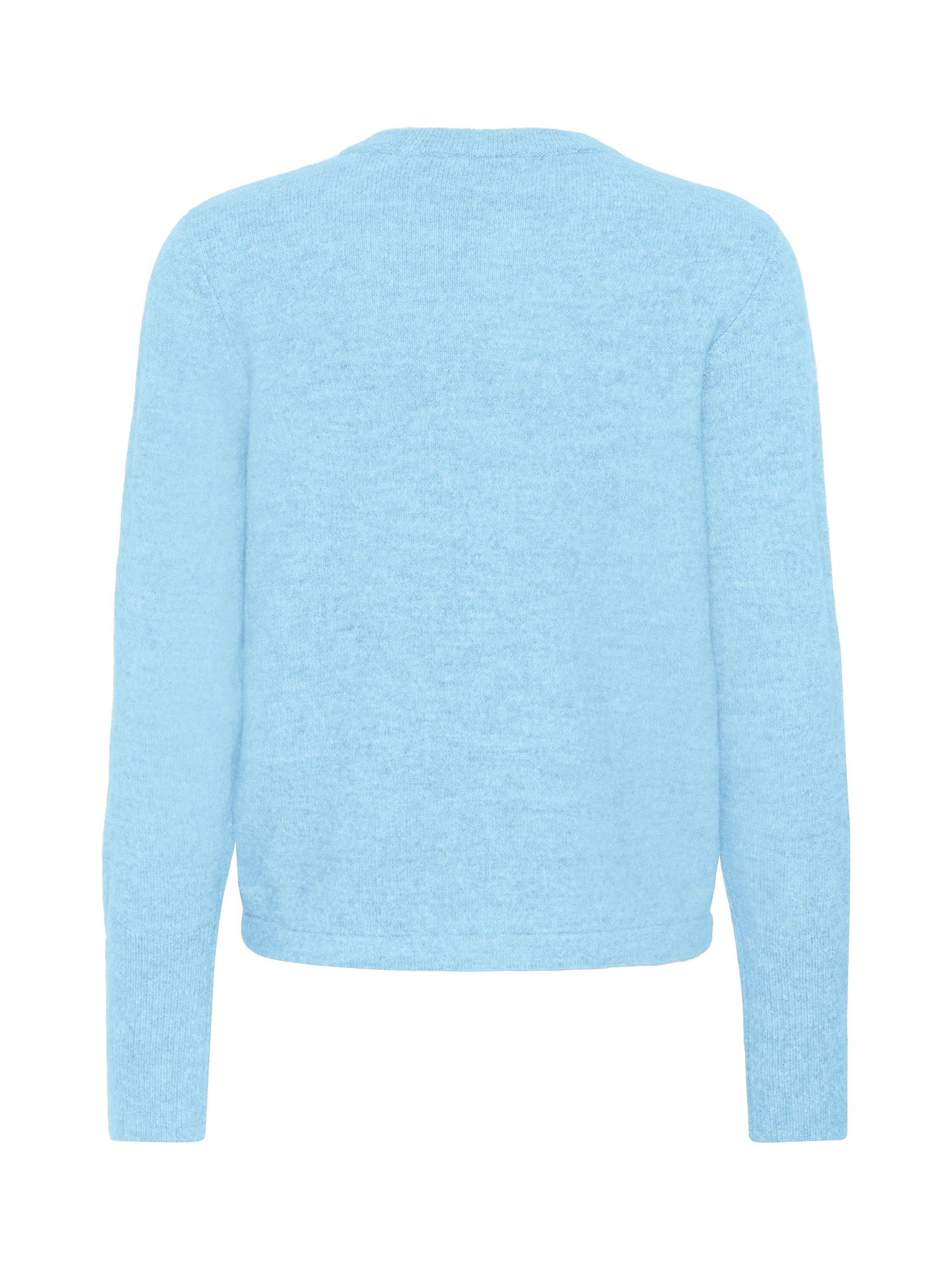 Product image 6 of 6, which shows KAFFE Niel Crew Neck Cardigan, Blue, XS