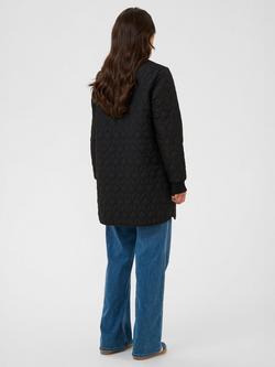 KAFFE Lelia Quilted Jacket - view 2, Black Deep
