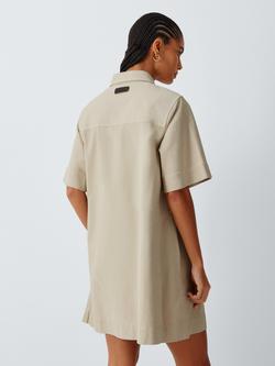 Barbour Launton Mini Dress, Beige - view 2, Beige