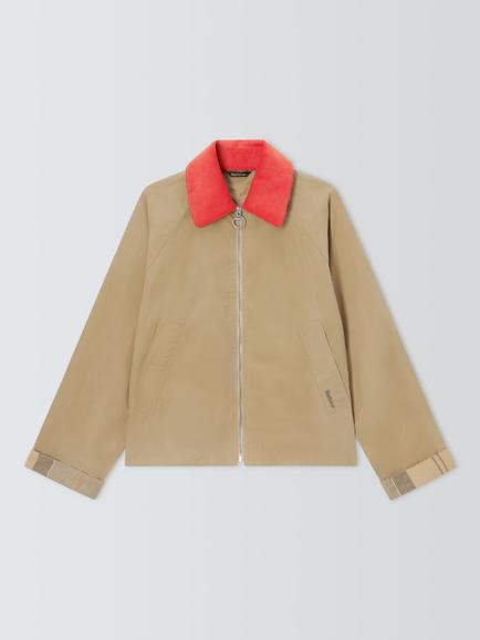 Barbour Lennon Barn Jacket, Brown, Brown