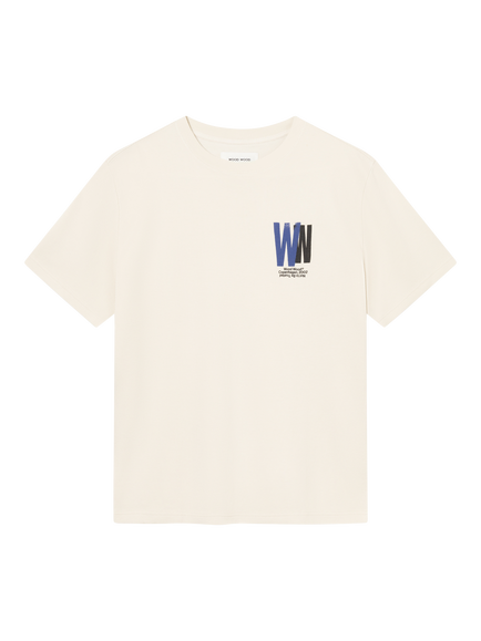 Wood Wood Gary Cotton Rich Waffle Oversized T-Shirt, Silver Birch, Silver Birch