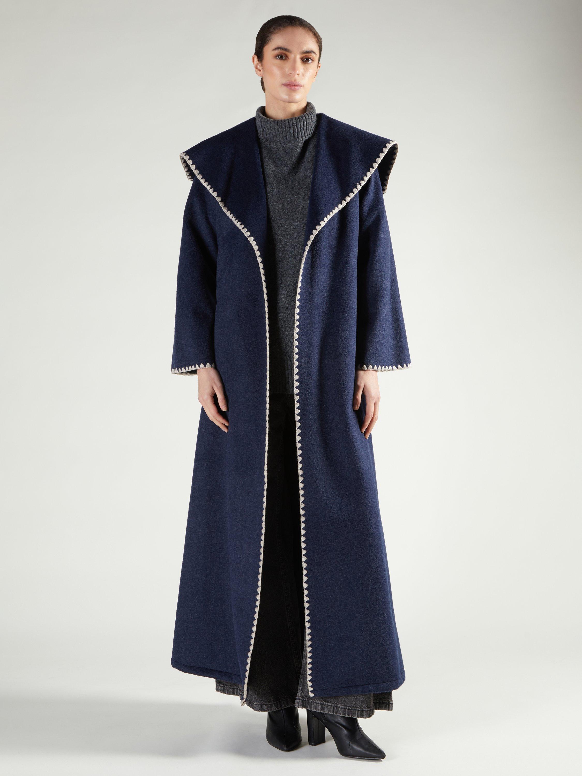 Product image 1 of 3, which shows Aab Tote Stitch Cover Up, Blue, S