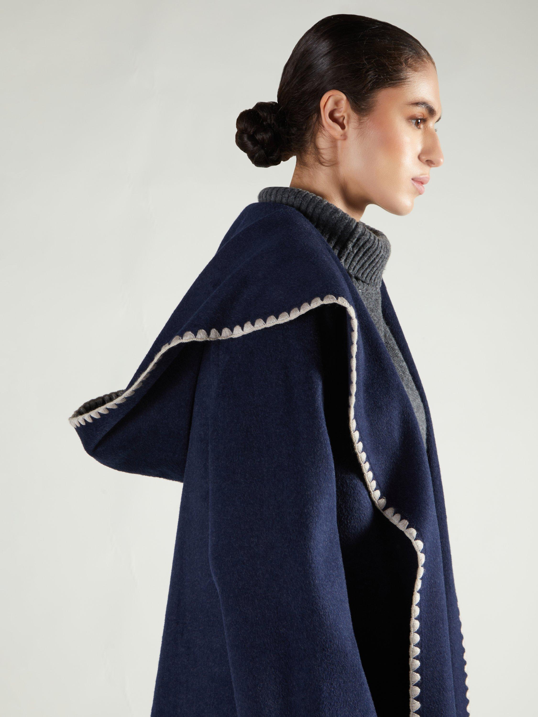 Product image 3 of 3, which shows Aab Tote Stitch Cover Up, Blue, S