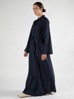 Aab Oversized Shirt Maxi Dress, Navy, Navy