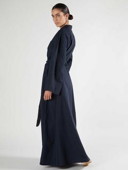 Aab Oversized Shirt Maxi Dress, Navy - view 2, Navy