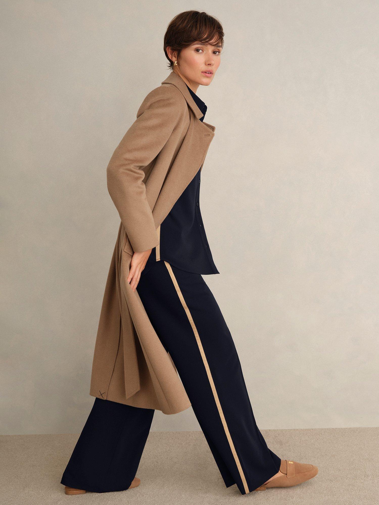 Product image 6 of 6, which shows Hobbs Hadley Trousers, Navy, 10