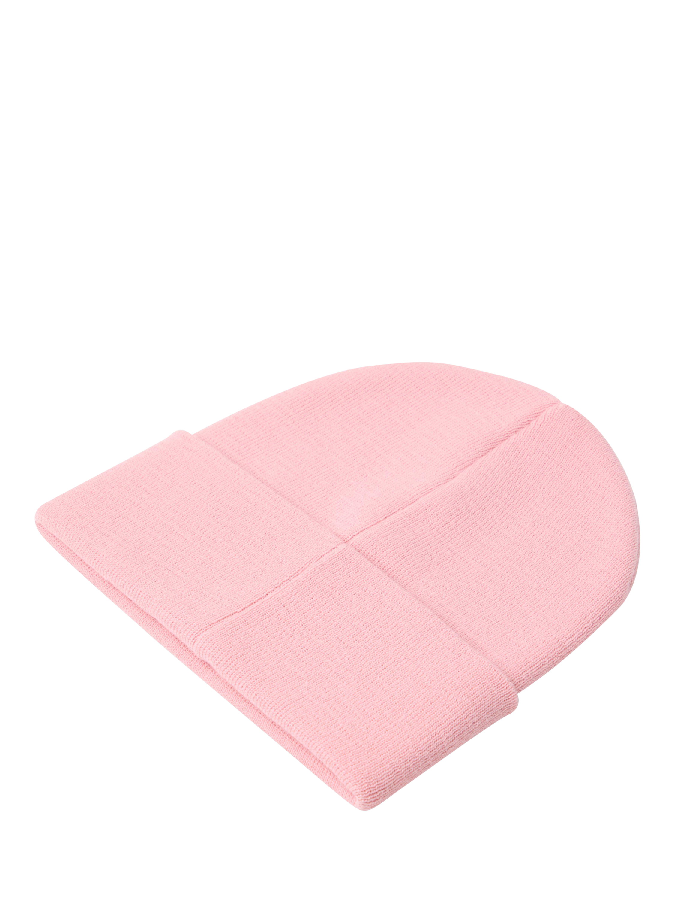 Product image 2 of 3, which shows Lindex Kids' Knitted Lilo & Stitch Beanie Hat, Light Pink, 5-7 years