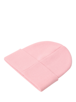 Lindex Kids' Knitted Lilo & Stitch Beanie Hat, Light Pink - view 2, Light Pink