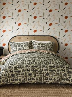 Scion Twycross Duvet Cover Set, Liquorice,, Liquorice