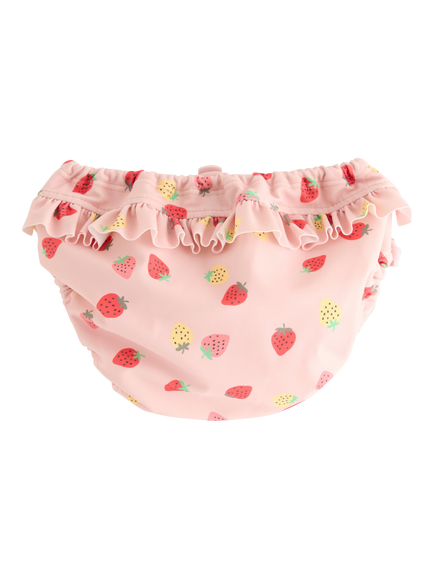 Lindex Baby Strawberry Print Swim Briefs, Light Dusty Pink - view 2, Light Dusty Pink