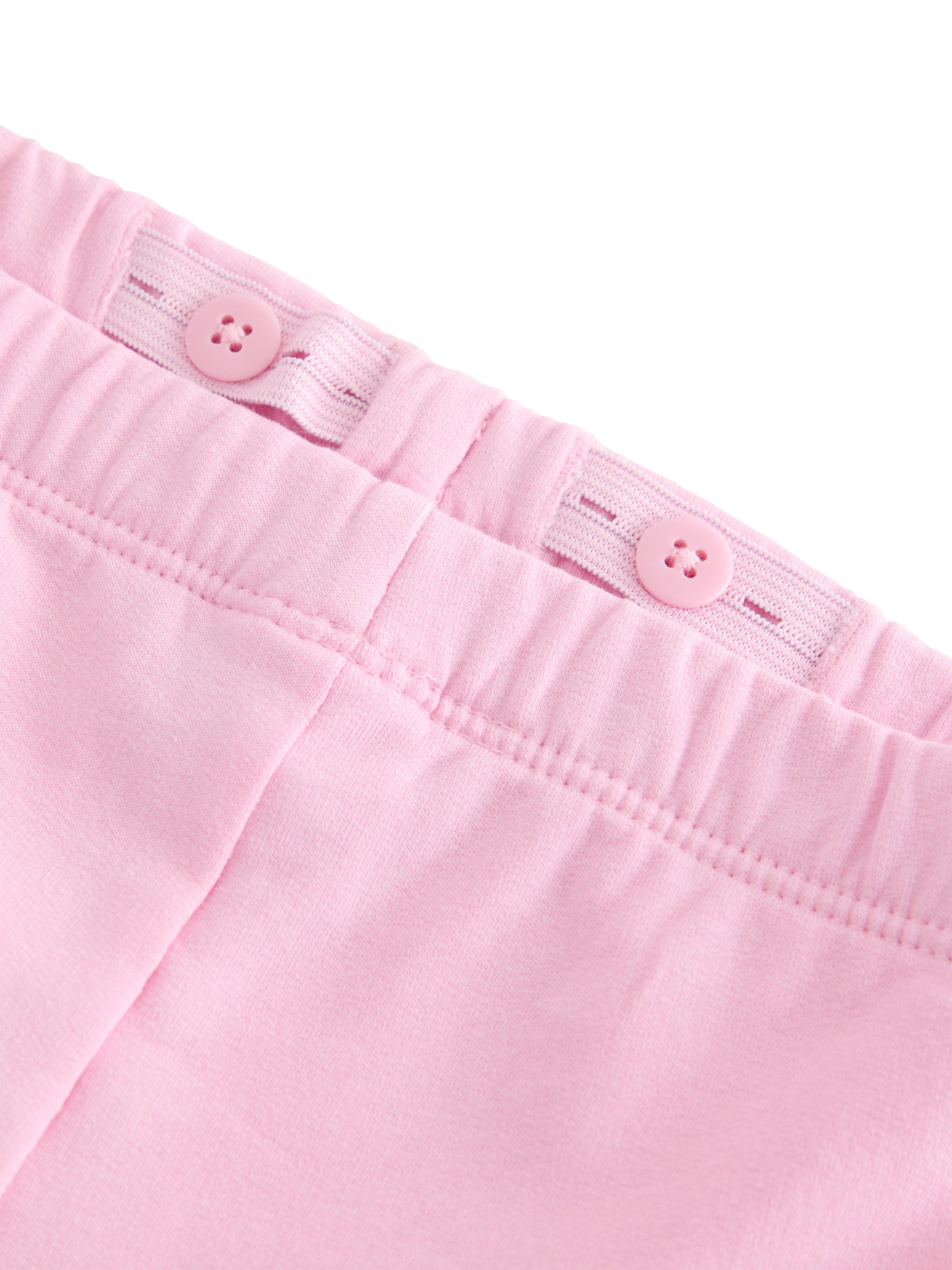 Product image 6 of 6, which shows Lindex Kids' Cotton Blend Leggings, Light Pink, 6-7 years
