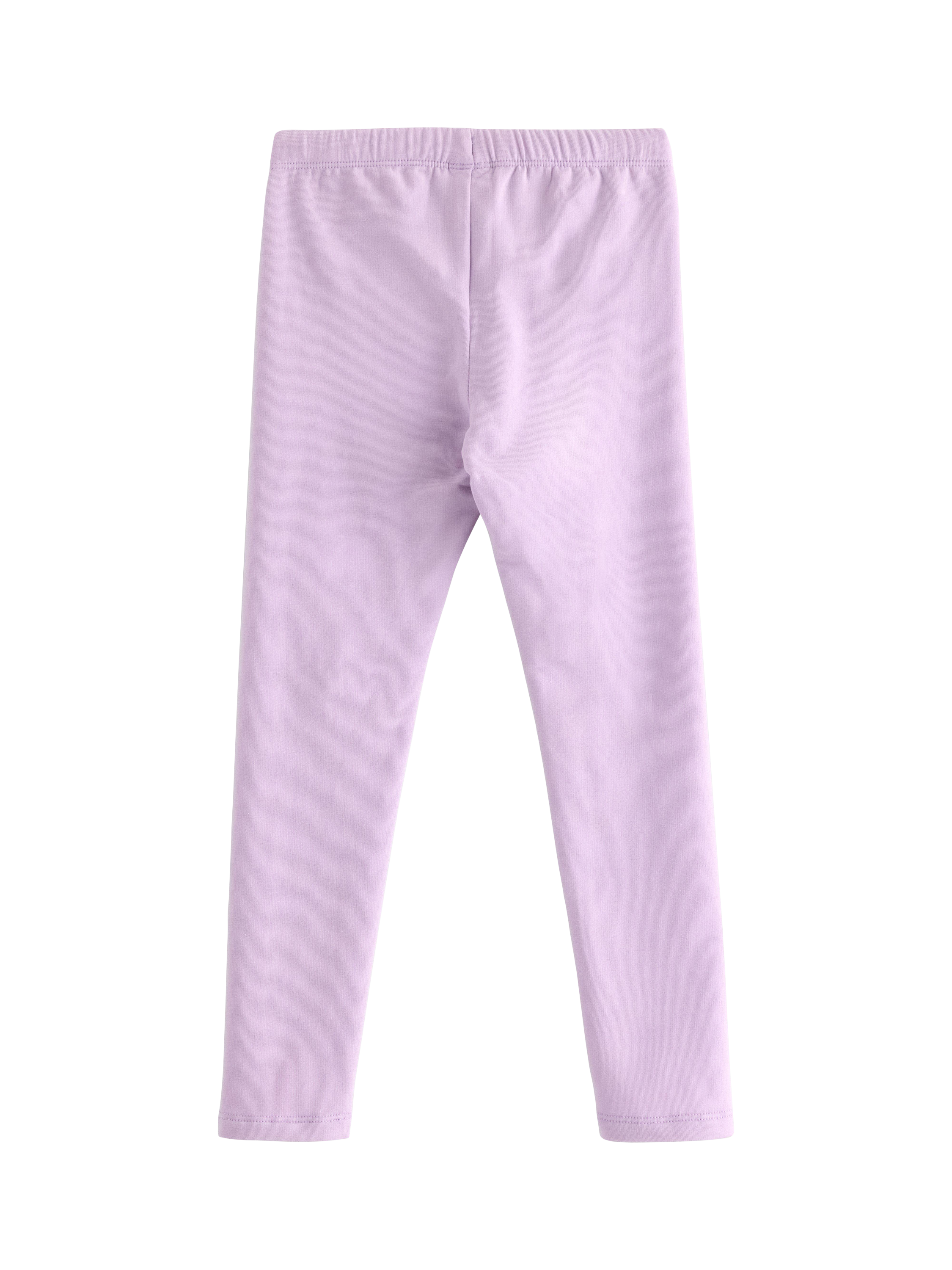 Product image 5 of 6, which shows Lindex Kids' Cotton Blend Leggings, Light Lilac, 18-24 months