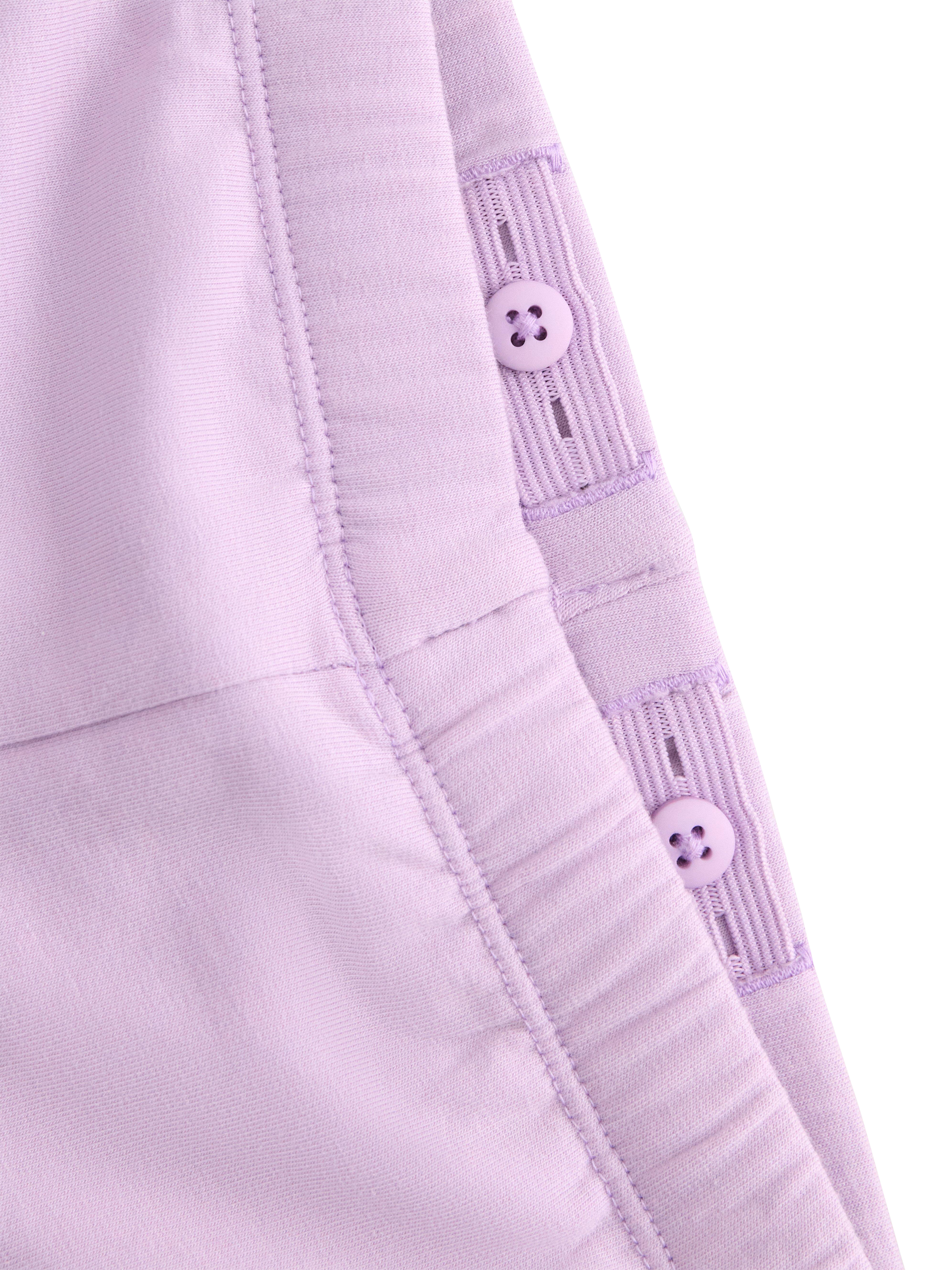Product image 6 of 6, which shows Lindex Kids' Cotton Blend Leggings, Light Lilac, 18-24 months
