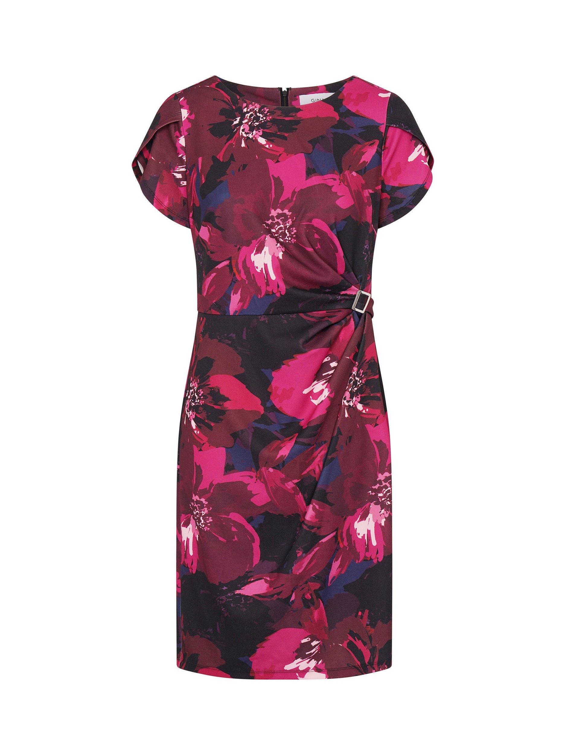 Product image 4 of 5, which shows Gina Bacconi Roby Floral Dress, Multi, 10