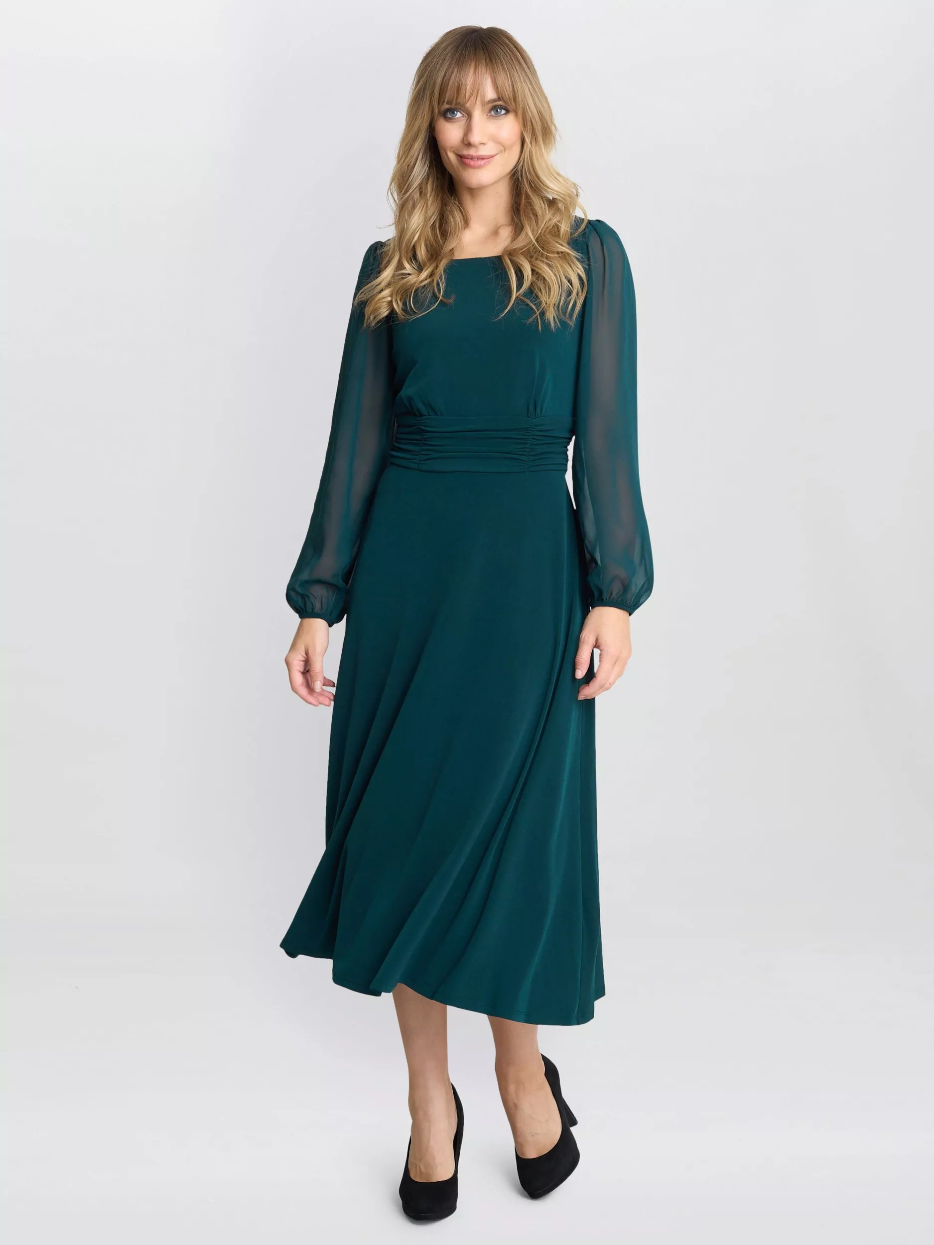 Women's Dresses - Chiffon, Midi