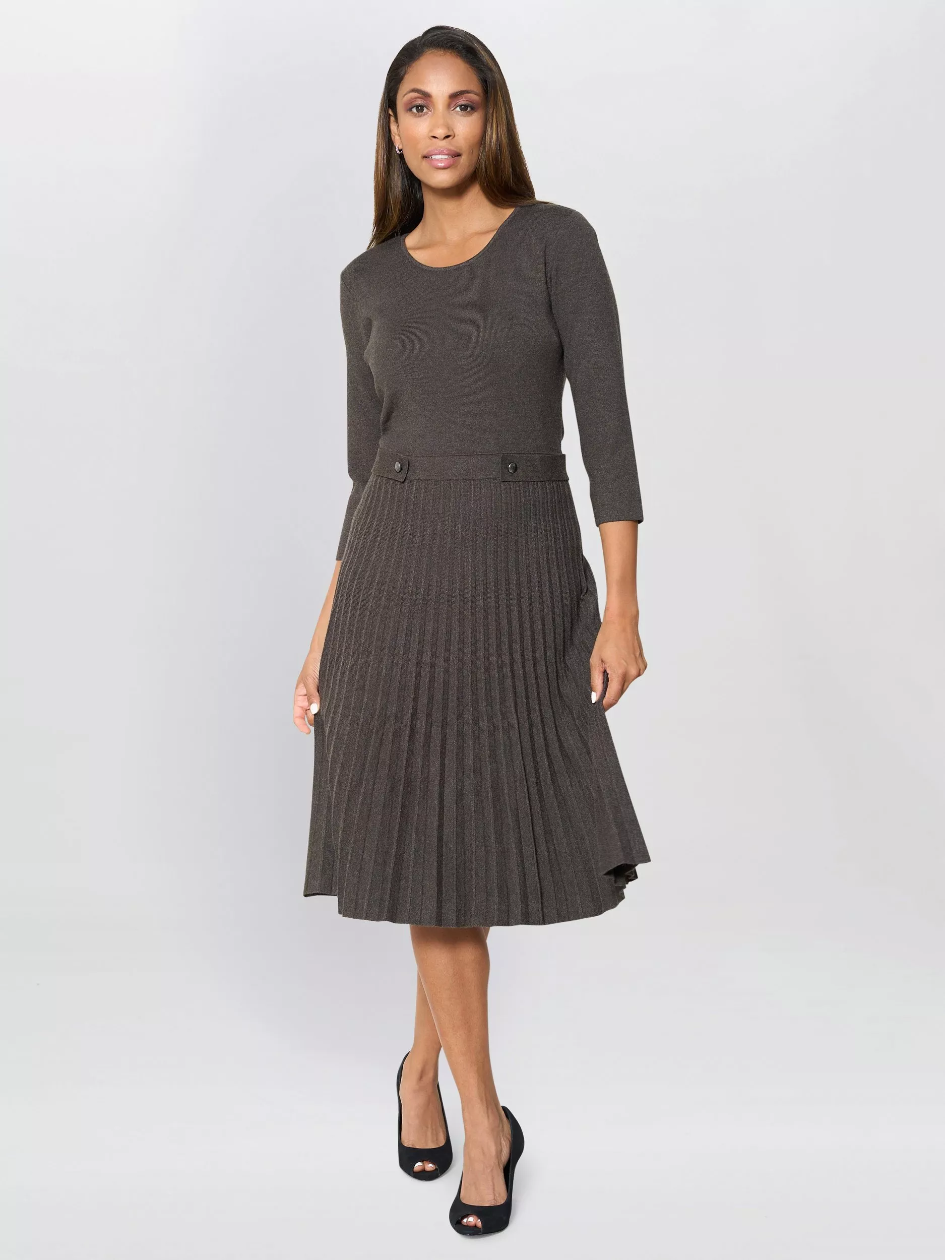 Women's Knee Length Grey Dresses | John Lewis & Partners