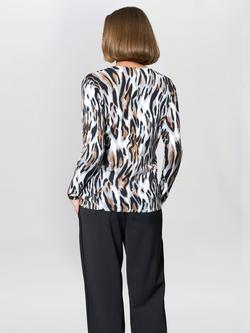 Gina Bacconi Nessa Animal Print Jumper, Multi - view 2, Multi
