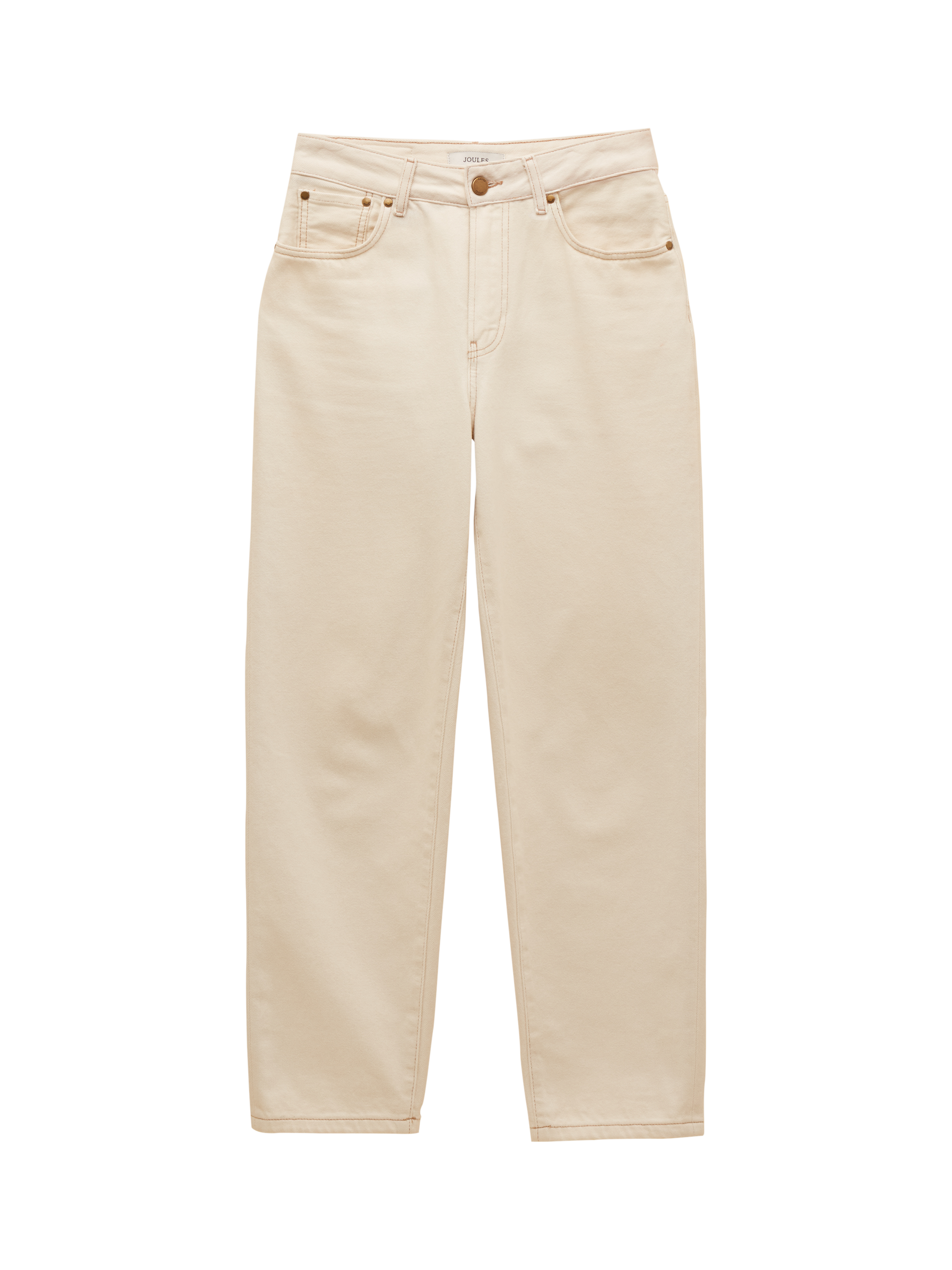 Product image 6 of 6, which shows Joules Slim Fit Jeans, Cream, 6