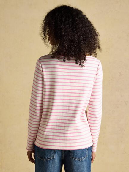 Joules Harbour Breton Stripe Top, Pack of 2, Multi - view 2, Multi