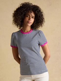 Joules Erin Stripe T-Shirt, Navy, Navy
