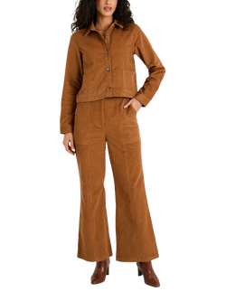 Raishma Seraphina Corduroy Jacket, Brown, Brown