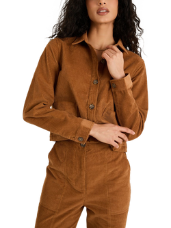 Raishma Seraphina Corduroy Jacket, Brown - view 2, Brown