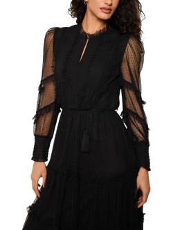 Raishma Anastasia Mesh Tiered Dress - view 2, Black