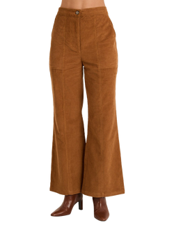 Raishma Seraphina Corduroy Trousers, Brown, Brown