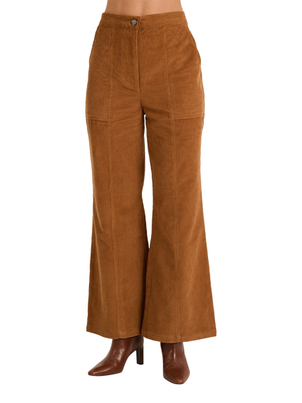 Raishma Seraphina Corduroy Trousers, Brown, Brown