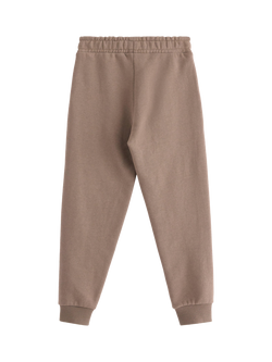 Lindex Kids' Pure Cotton Joggers - view 2, Dark Khaki