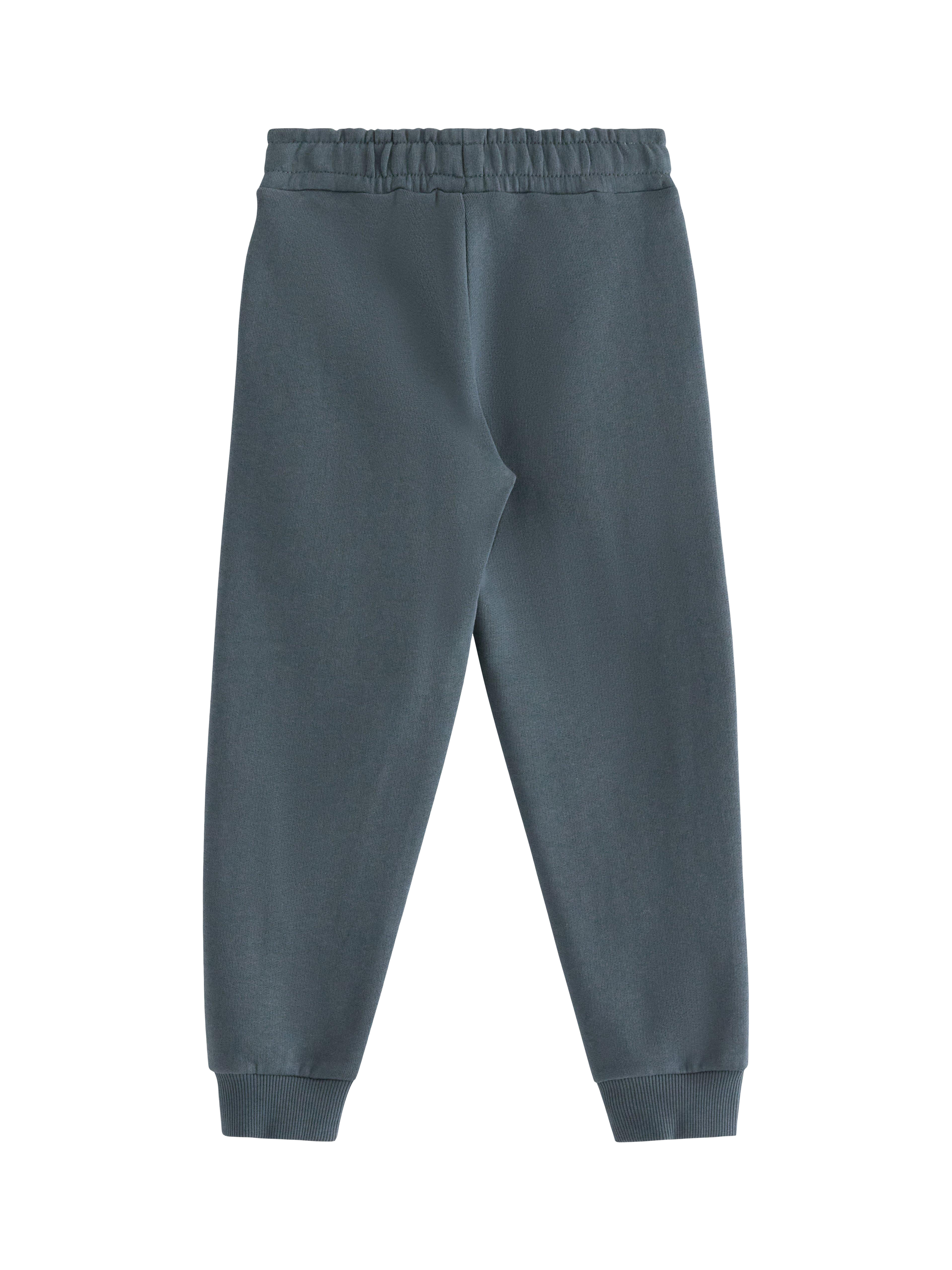 Product image 2 of 3, which shows Lindex Kids' Pure Cotton Joggers, Dark Grey, 18-24 months
