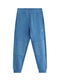 Lindex Kids' Pure Cotton Joggers, Light Dusty Blue