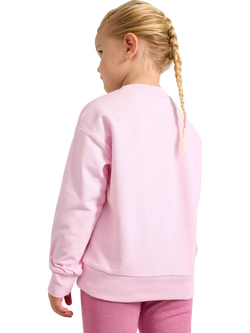 Lindex Kids' Cotton Unicorn Applique Sweatshirt, Light Pink - view 2, Light Pink