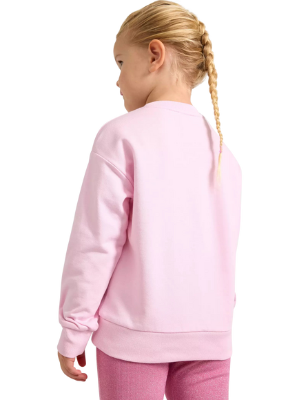 Lindex Kids' Cotton Unicorn Applique Sweatshirt, Light Pink - view 2, Light Pink