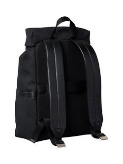 Calvin Klein Textured Backpack, Black - view 2, Black