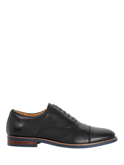 Dune London Stanlakes Leather Oxford Shoes, Black
