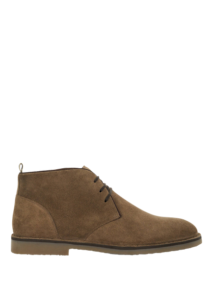 Dune London Cashed Suede Chukka Boots, Taupe, Taupe