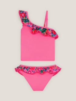 Monsoon Kids' Flower Tankini Set - view 2, Pink