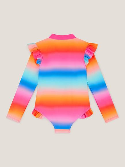 Monsoon Kids' Rainbow Swimsuit, Multi, Multi