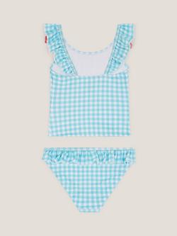 Monsoon Kids' Tomato Tankini Set, Green - view 2, Green