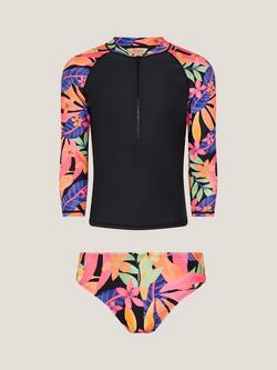 Monsoon Kids' Tropical Swim Set, Black, Black